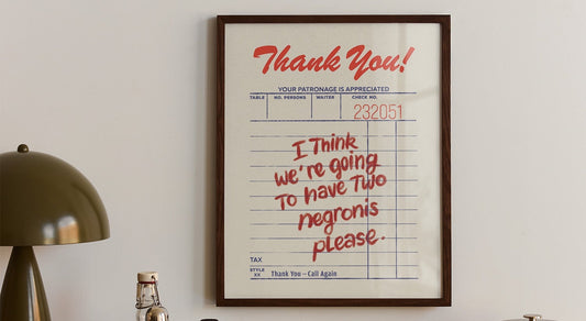 Negronis for Two, Poster