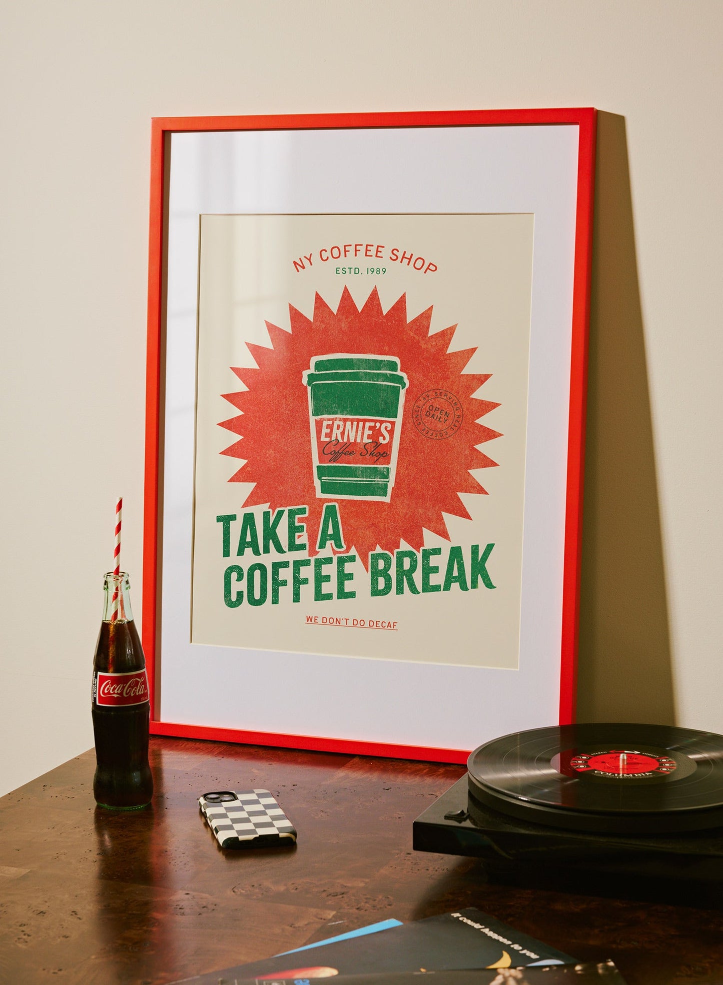 Caffeinated Club, Poster