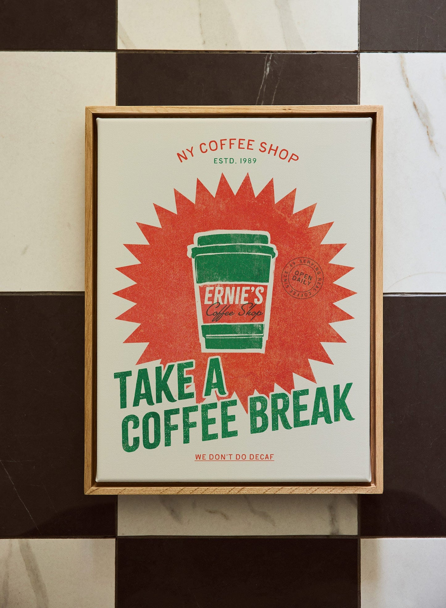 Caffeinated Club, Poster